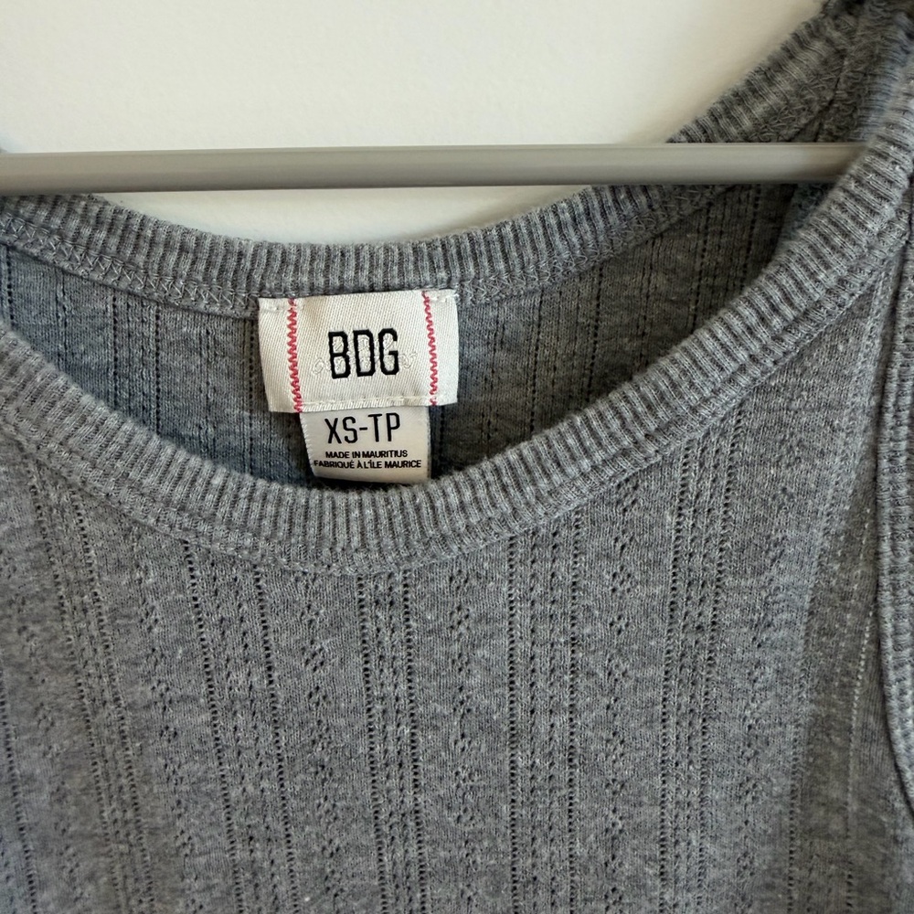 BDG Ribbed Tank Top - Picture 3 of 5